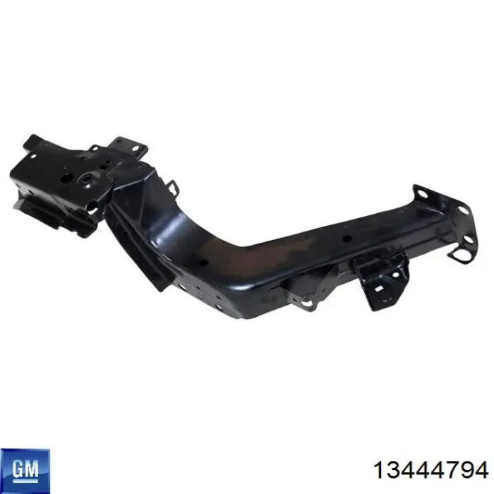 Soporte de radiador izquierdo (panel de montaje para foco) Opel Corsa E (X15)