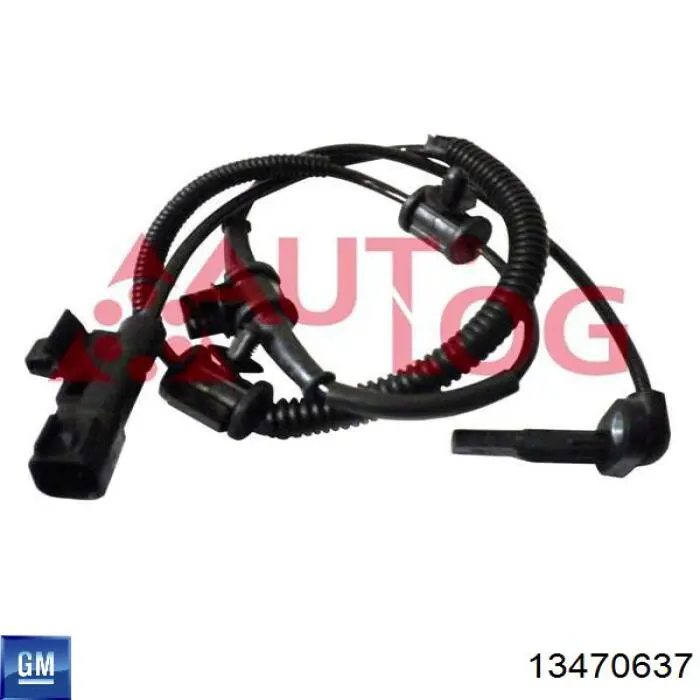 Sensor ABS de rueda delantera General Motors 13470637 precio, desde 23,87 EUR
