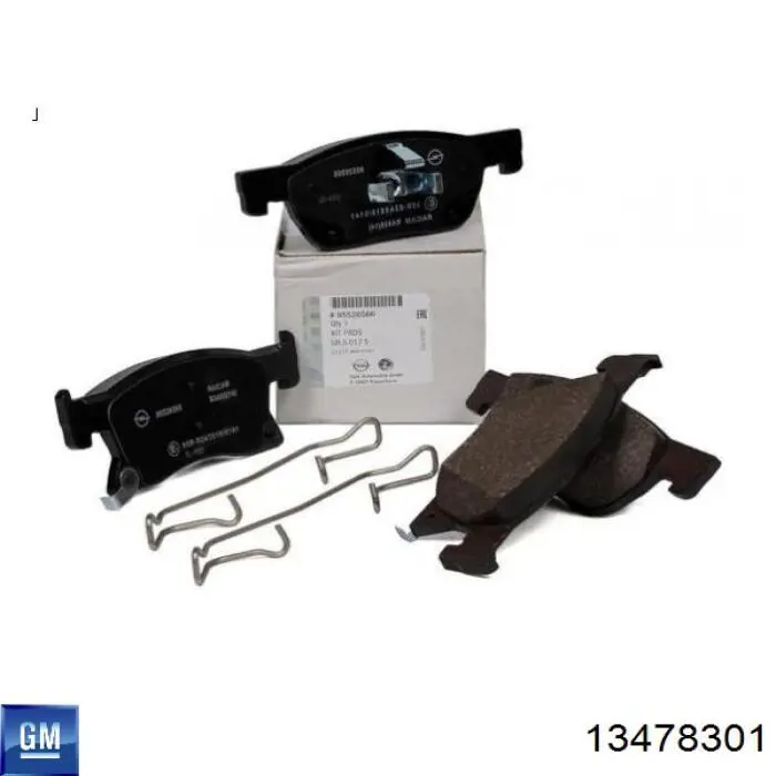 13478301 General Motors Pastillas delanteras