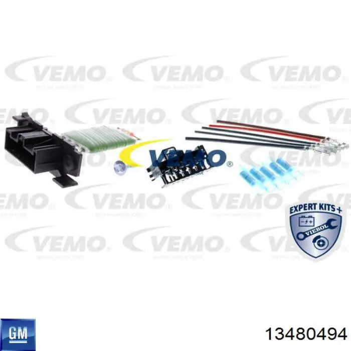 Resistencia de calefacción 13480494 General Motors
