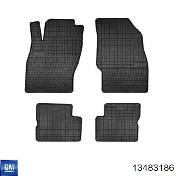Comprar 13483186 General Motors Juego de alfombrillas delanteras, 2 piezas