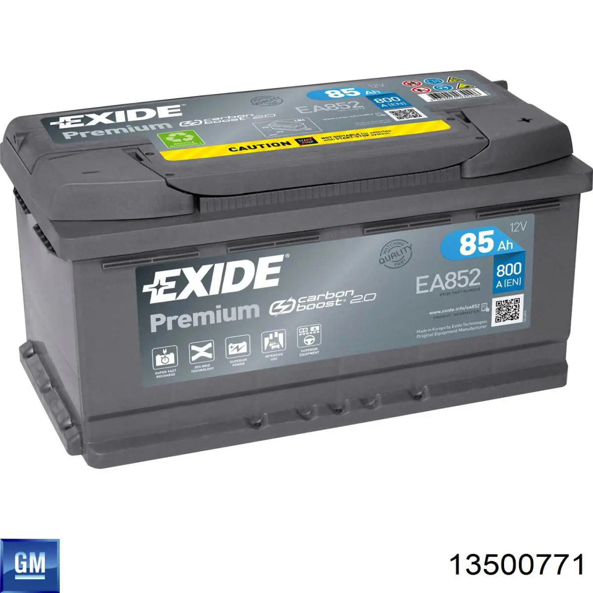 DE75EFB Duracell Batería Start-Stop