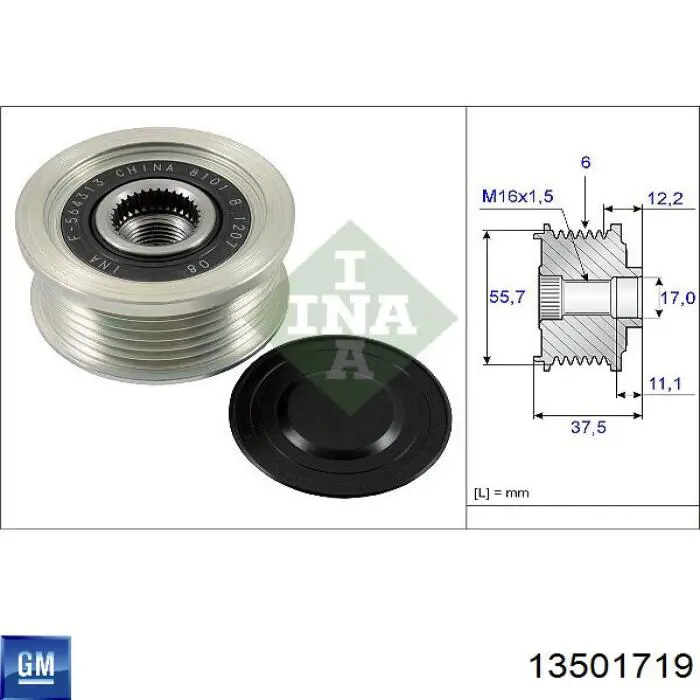Alternador del motor General Motors 13501719 precio, desde 100,19 EUR
