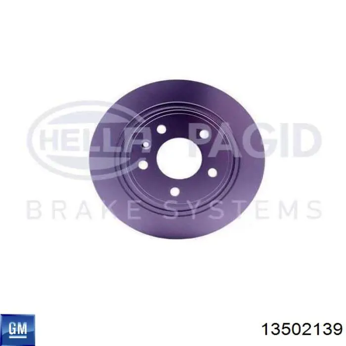 Disco de freno trasero General Motors 13502139 precio, desde 34,26 EUR