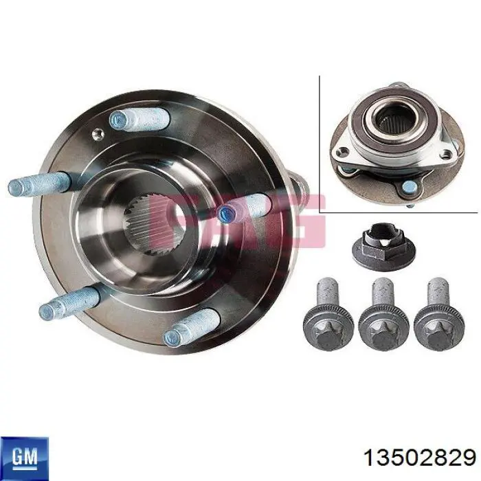 Buje de rueda delantero General Motors 13502829 precio, desde 66,79 EUR