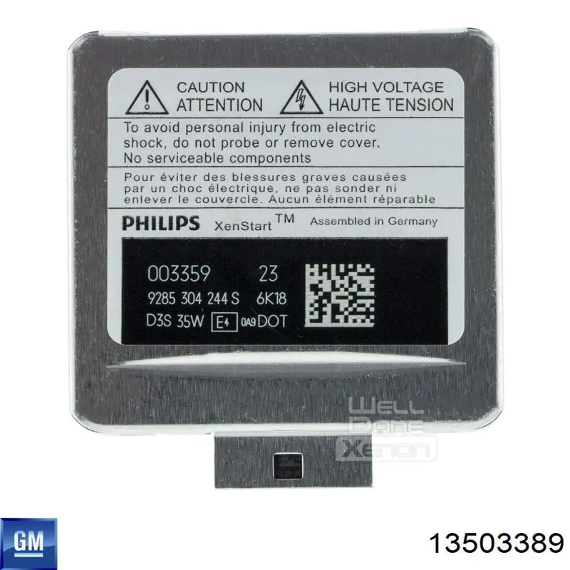 Bombilla de xenón General Motors 13503389 precio, desde 55,93 EUR