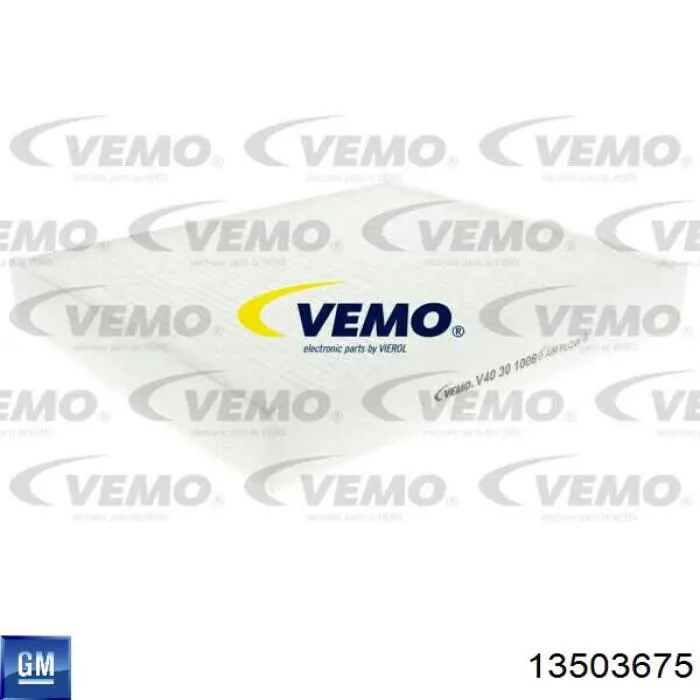 Filtro de cabina General Motors 13503675 precio, desde 7,75 EUR