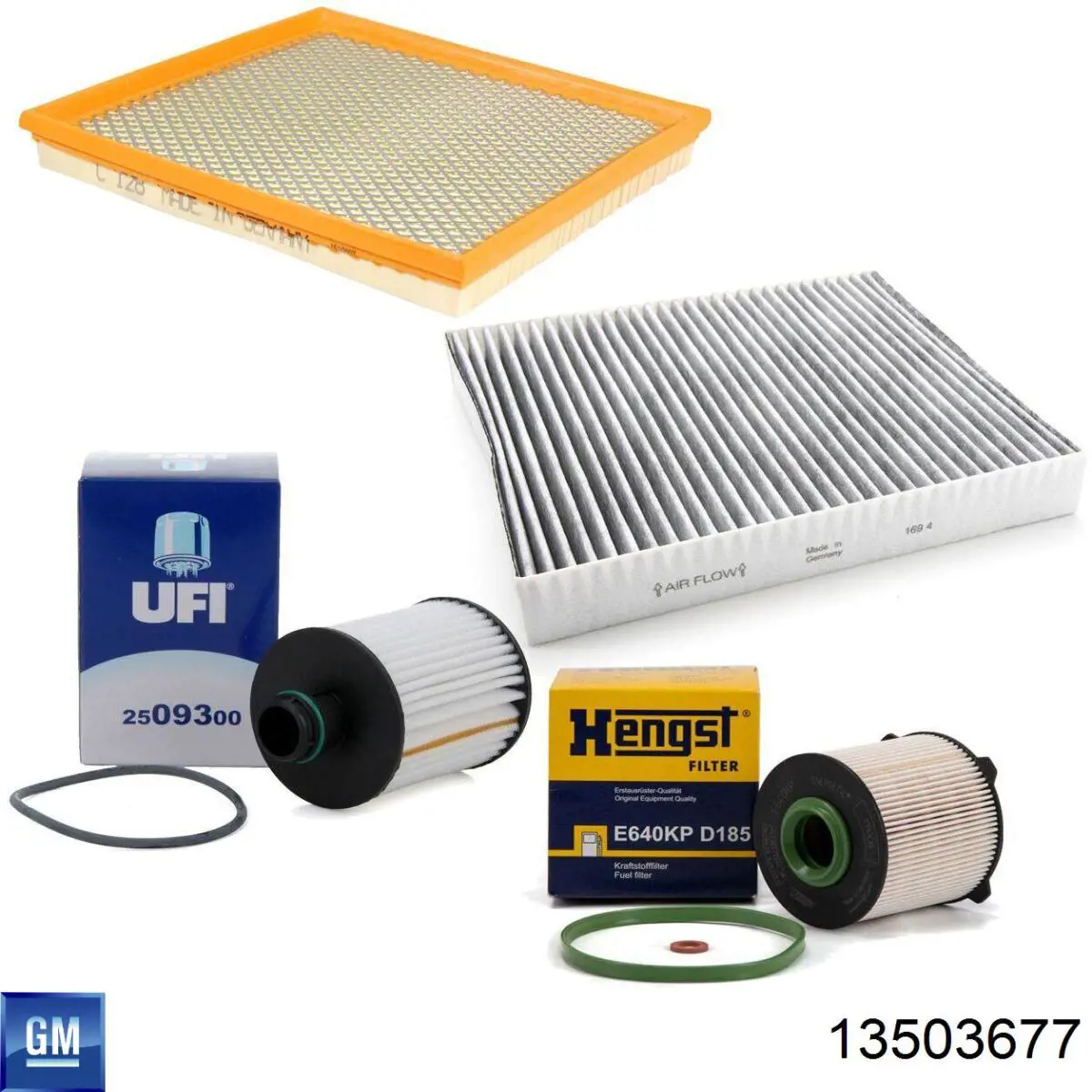 Filtro de habitáculo 13503677 General Motors
