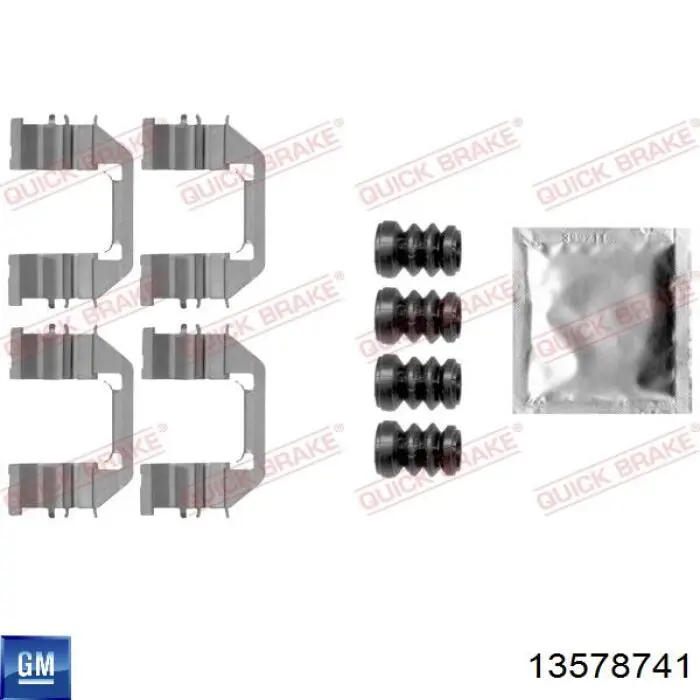 13585708 Opel pinza de freno delantera izquierda