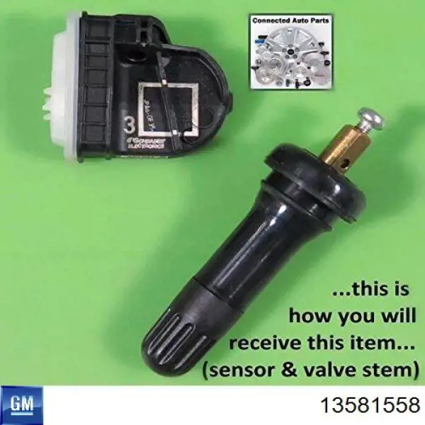 13581558 General Motors sensor de presion de neumaticos