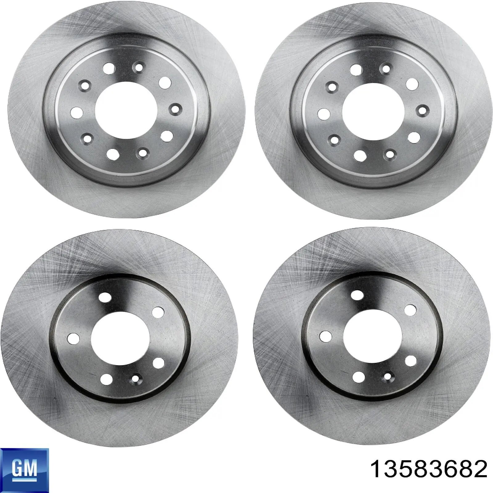 13583682 General Motors Freno de disco trasero