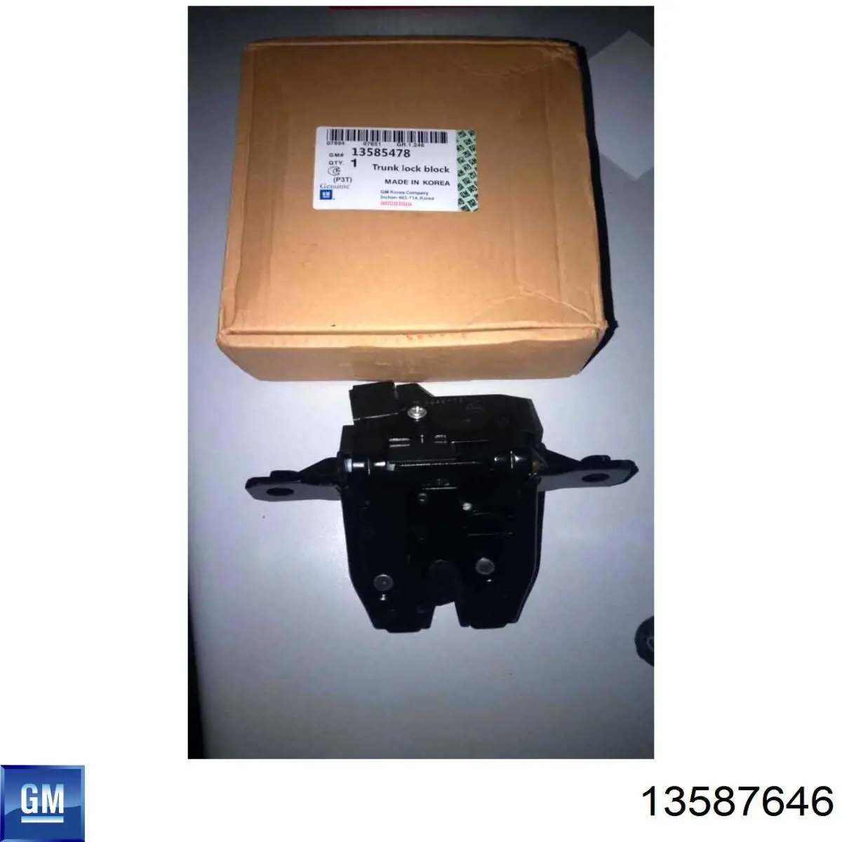 Cerradura de portón trasero General Motors 13587646 precio, desde 35,48 EUR