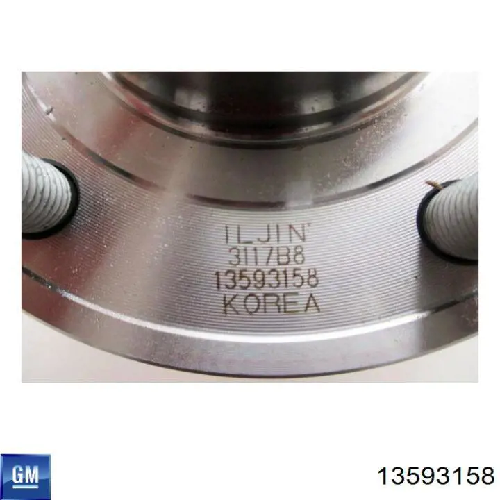 13593158 General Motors Buje de rueda trasero