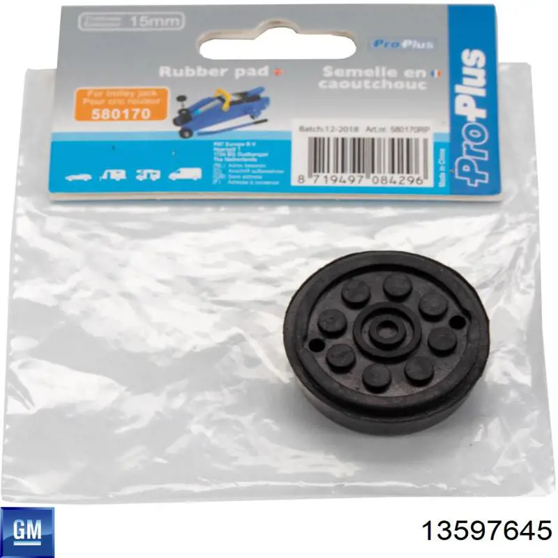 Sensor de presión de neumáticos 13597645 General Motors