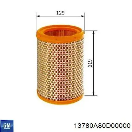 Comprar 13780A80D00000 General Motors Filtro de aire