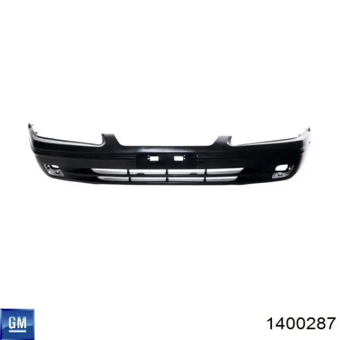 Paragolpes 1400287 General Motors