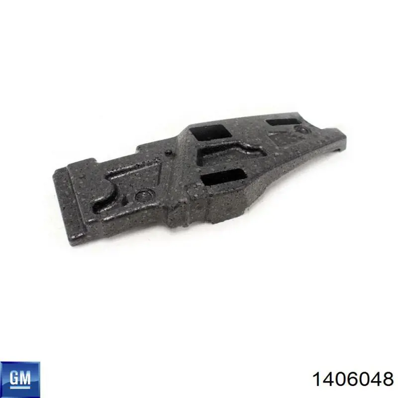 1406048 Opel Soporte de parachoques delantero izquierdo