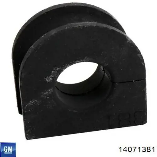 Buje de barra estabilizadora delantera 14071381 General Motors