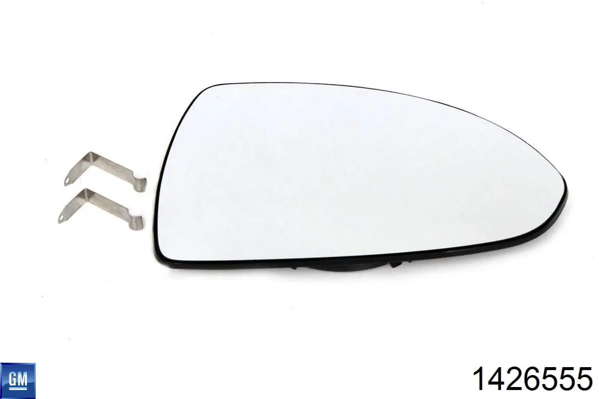 1426555 General Motors cristal de espejo retrovisor exterior izquierdo