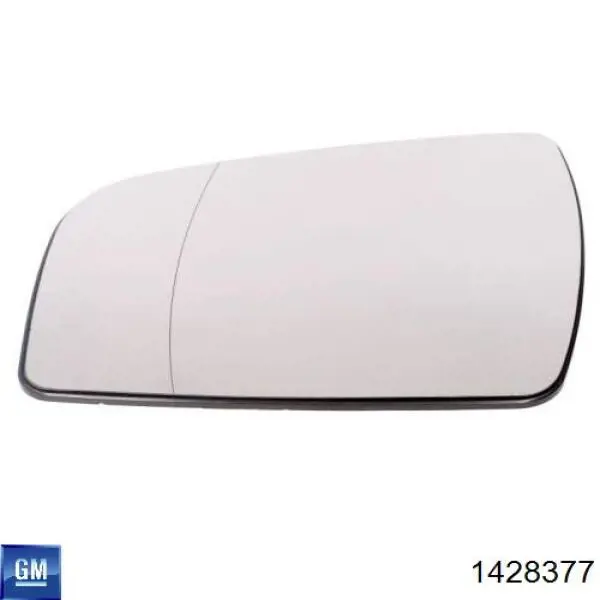 1428377 General Motors cristal de espejo retrovisor exterior izquierdo