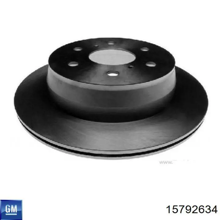 15792634 General Motors disco de freno trasero