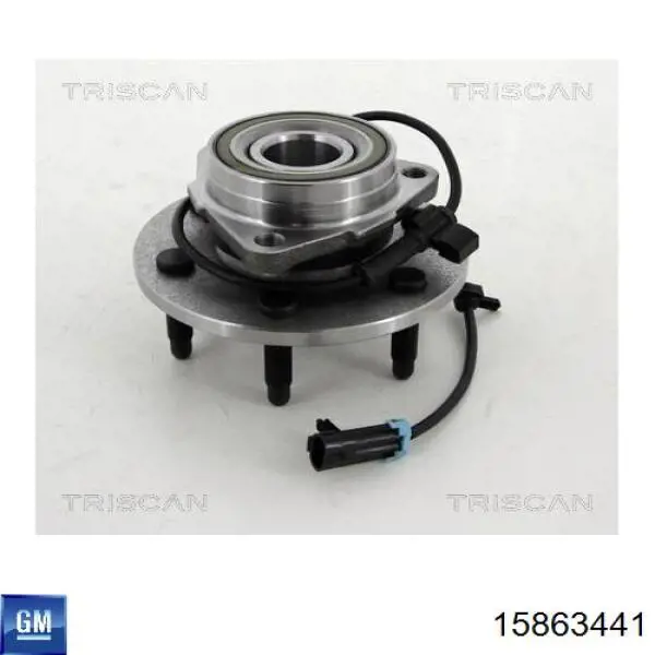 15863441 General Motors cubo de rueda delantero