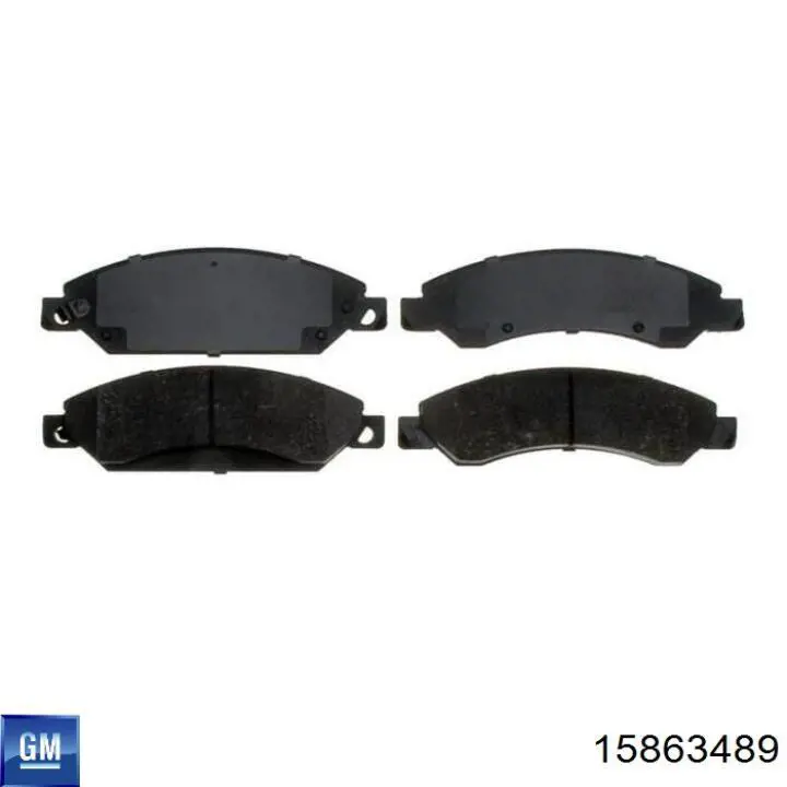 Comprar 15863489 General Motors Pastillas delanteras de freno