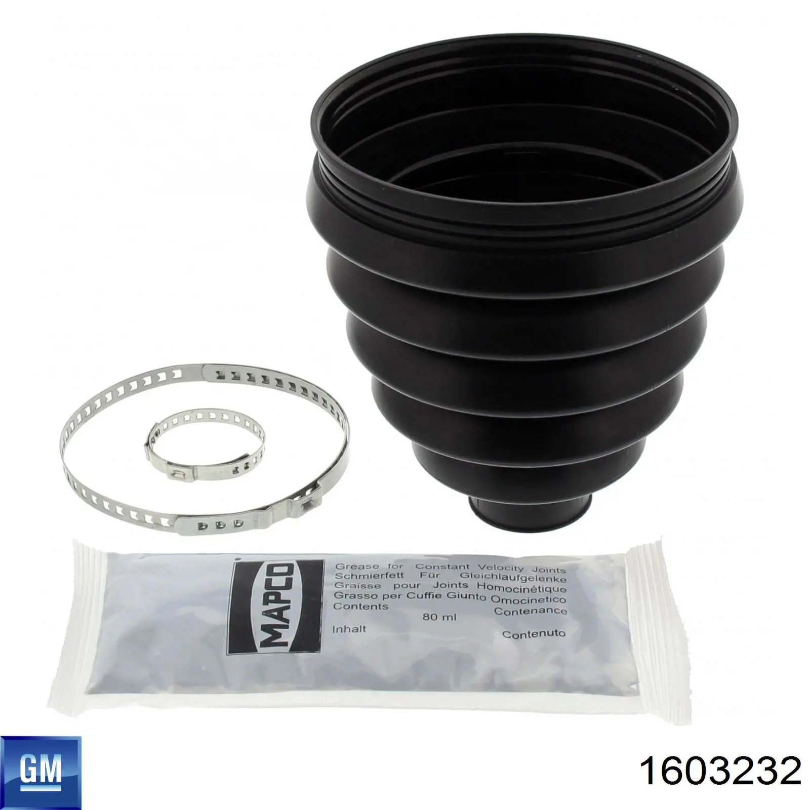Comprar 1603232 General Motors Fuelle de palier delantero exterior