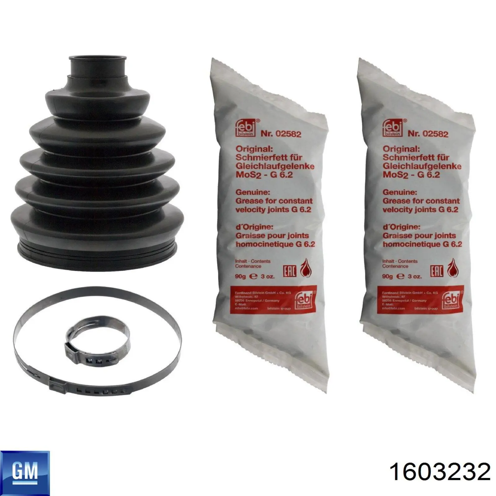 Fuelle, palier delantero exterior General Motors 1603232 precio, desde 11,78 EUR