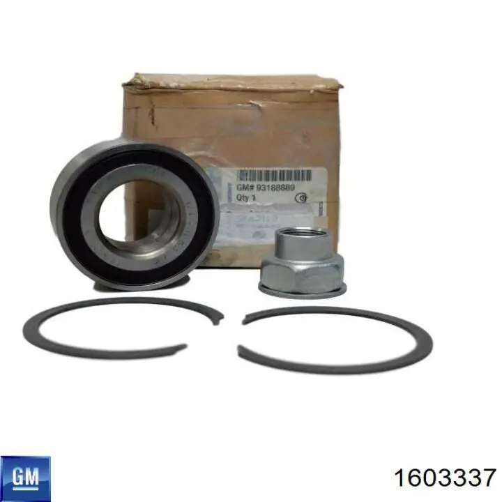 Cojinete de rueda delantero 1603337 General Motors