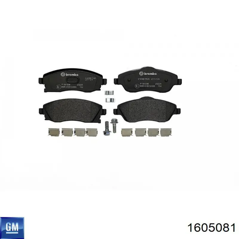 Pastillas de freno delanteras Opel Corsa F08, F68