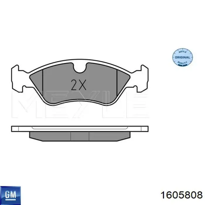Pastillas freno delanteras General Motors 1605808 precio, desde 20,08 EUR