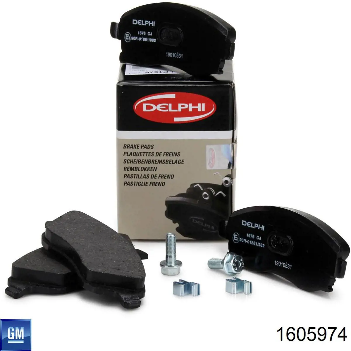 Pastillas de freno delanteras Opel Corsa F08, F68