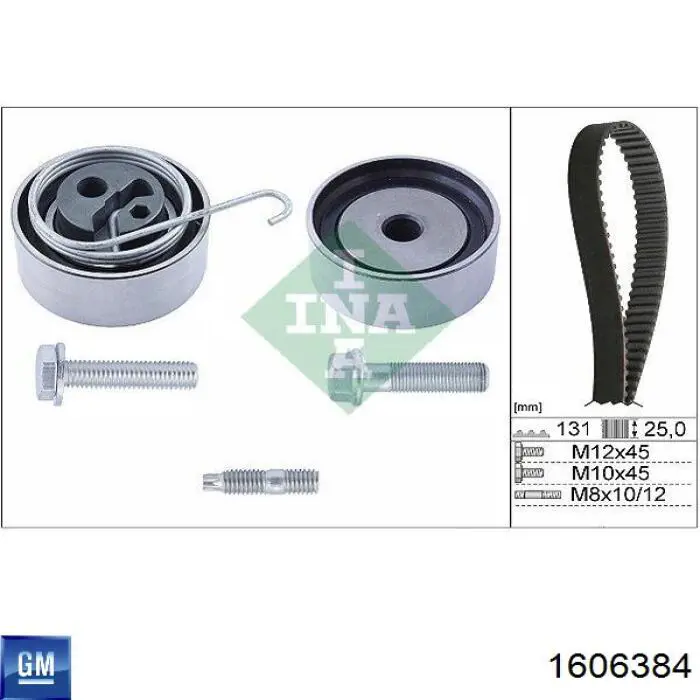 Kit de distribución 1606384 General Motors
