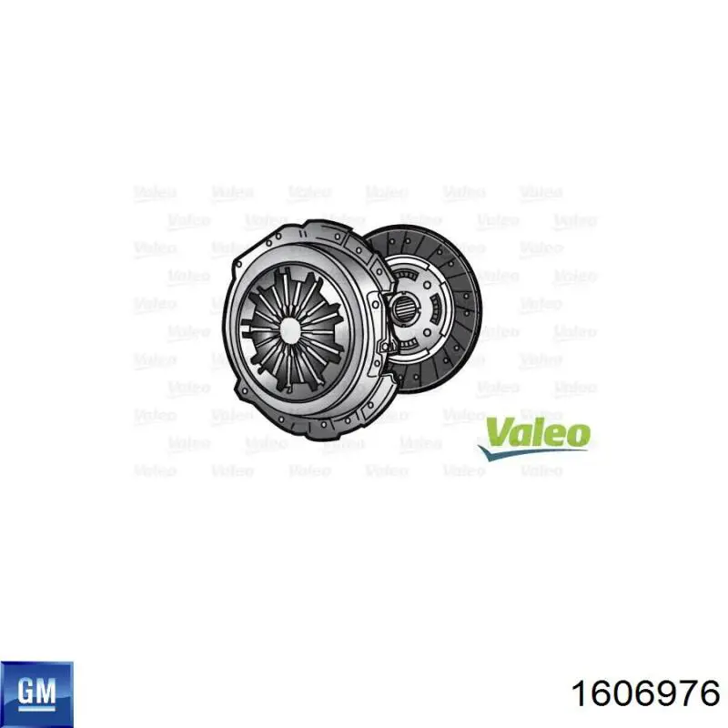 1606976 General Motors kit de embrague (3 partes)