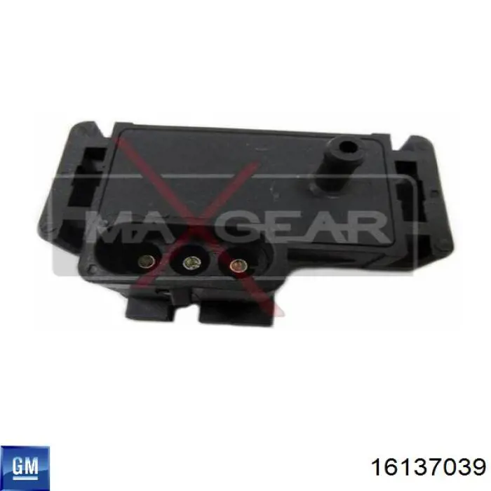 Sensor de presión del colector de admisión 16137039 General Motors