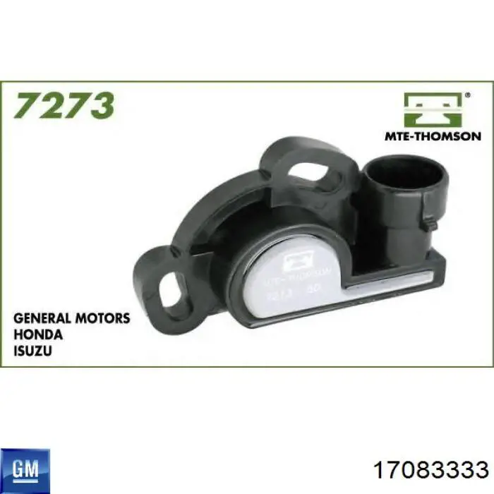 17083333 General Motors sensor, posición mariposa