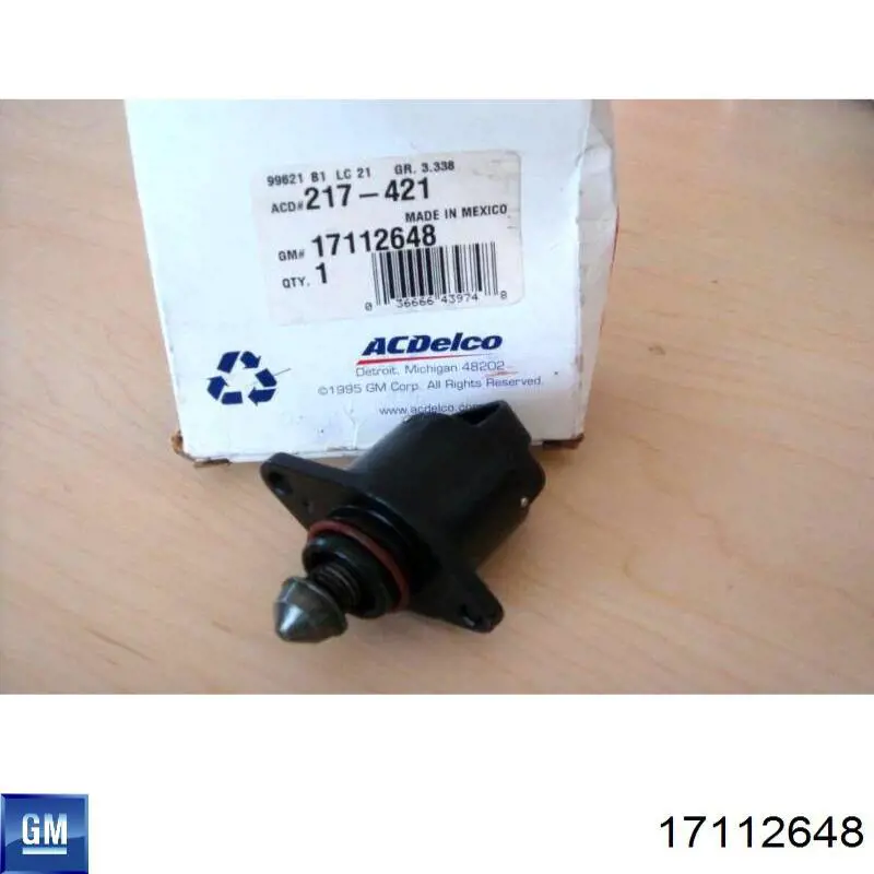Comprar 17112648 General Motors Válvula de ralentí (IAC)