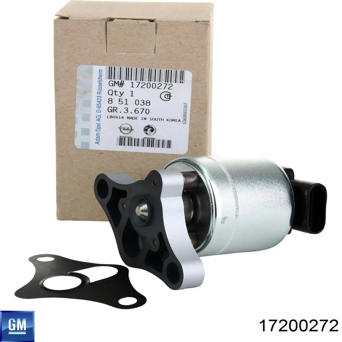 Válvula de regulación de gases General Motors 17200272 precio, desde 46,46 EUR