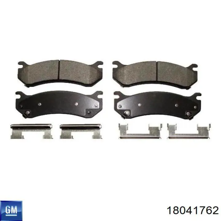 Pastillas traseras General Motors 18048101