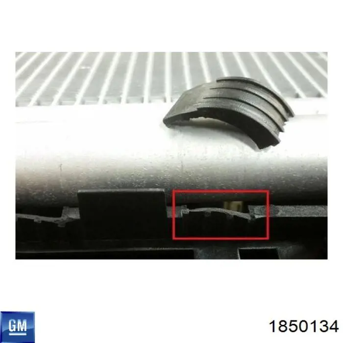 1850134 General Motors condensador aire acondicionado