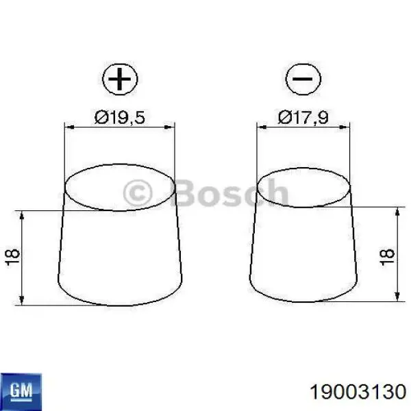 Batería de Arranque General Motors (19003130)