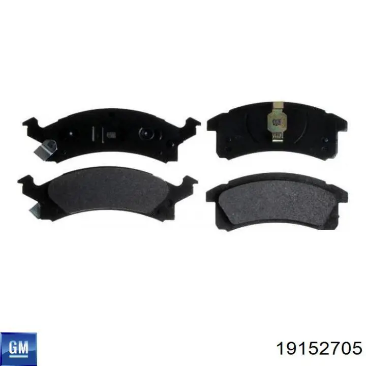 Comprar 19152705 General Motors Pastillas delanteras de freno