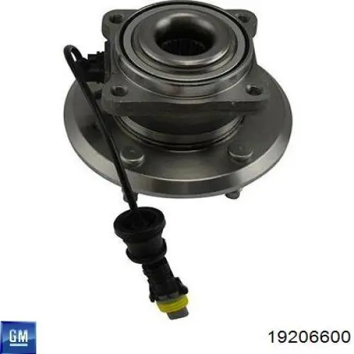Cubo de rueda trasero 19206600 General Motors