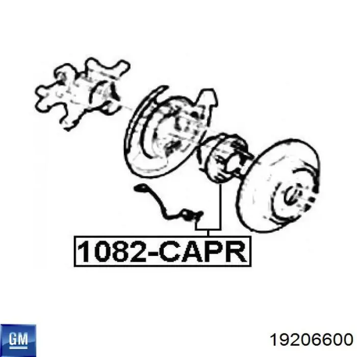 Comprar 19206600 General Motors Cubo de rueda, Eje trasero