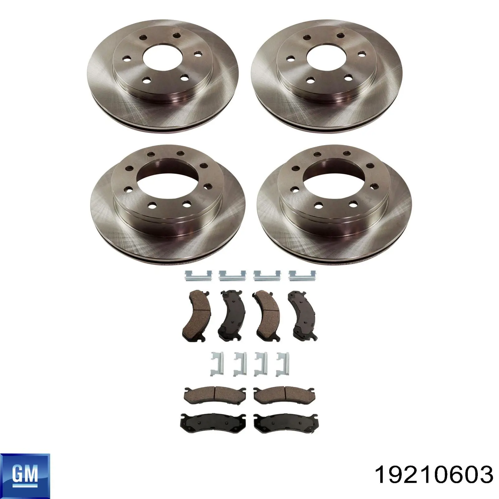 Freno de disco delantero General Motors 19210603