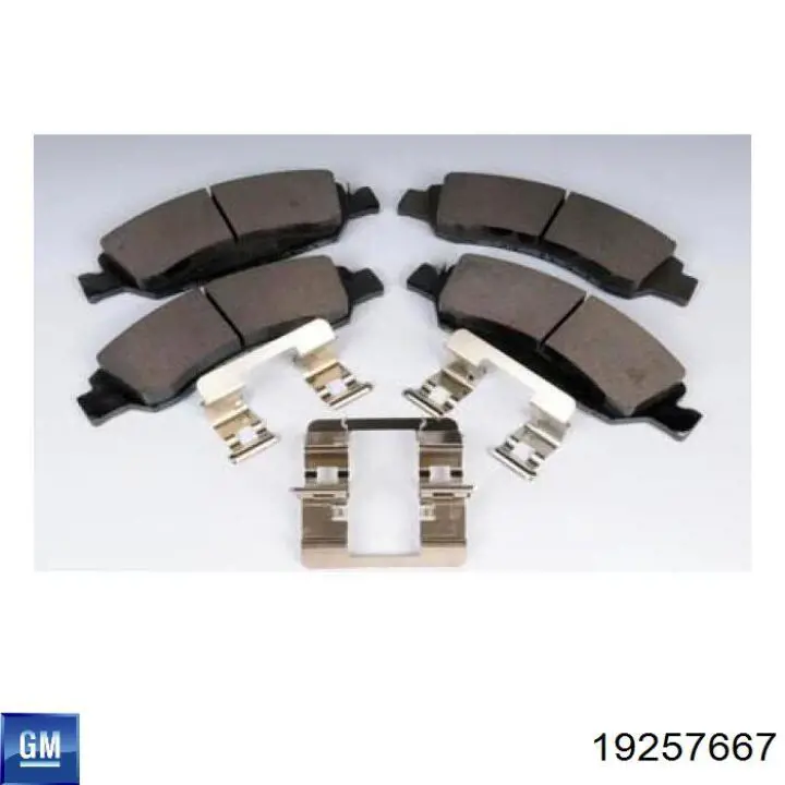 Pastillas freno delanteras General Motors 19257667 precio, desde 55,79 EUR