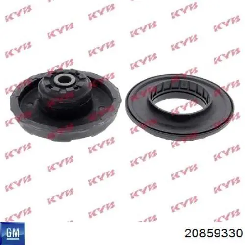 Soporte del amortiguador delantero 20859330 General Motors