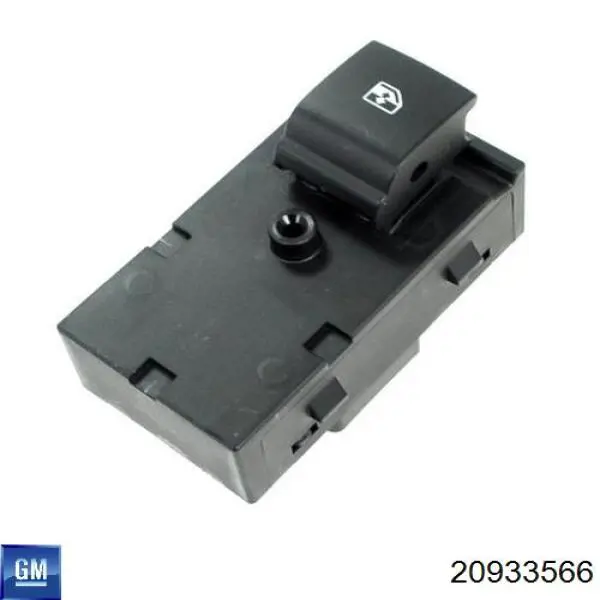 20933566 General Motors Botón de encendido del motor del elevalunas trasero