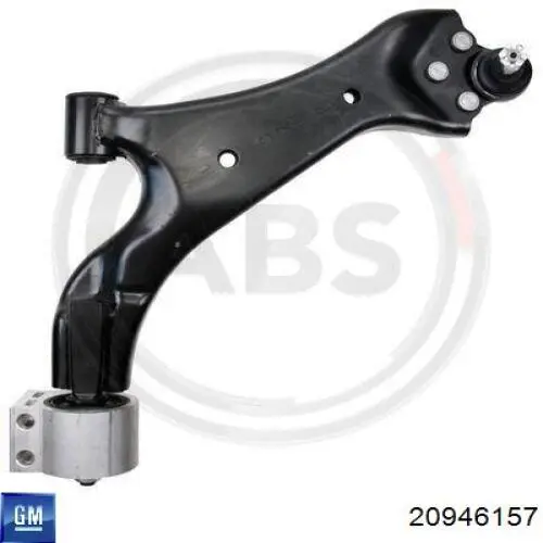 Brazo inferior derecho de la suspensión delantera General Motors 20946157 precio, desde 74,61 EUR